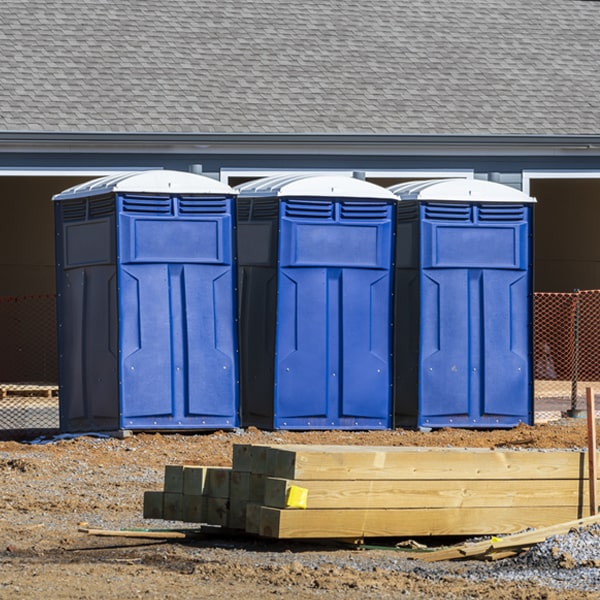 is there a specific order in which to place multiple porta potties in Forest Wisconsin